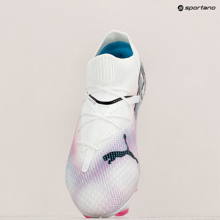 PUMA Future 7 Pro FG/AG μπότες ποδοσφαίρου puma λευκό/puma μαύρο/poison pink 17