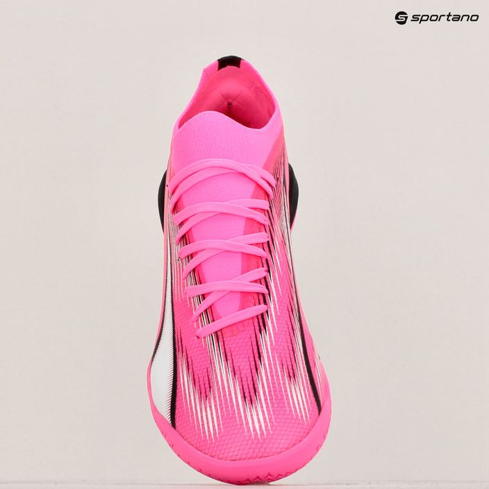 PUMA Ultra Match IT poison pink/puma white/puma black ποδοσφαιρικά παπούτσια 16