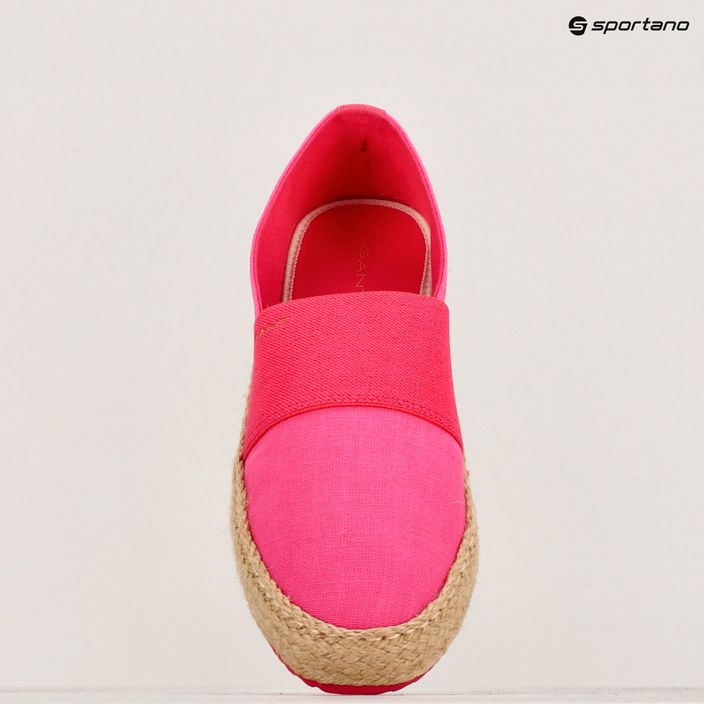 GANT γυναικεία παπούτσια Raffiaville σε ροζ χρώμα 16
