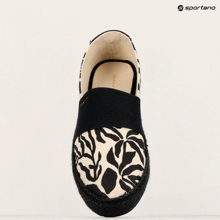 GANT γυναικεία παπούτσια Raffiaville dry sand/black 16