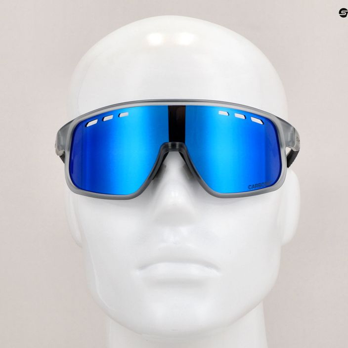 Γυαλιά ηλίου CASCO SX-25 Carbonic smoke διαφανή/μπλε καθρέφτη 7