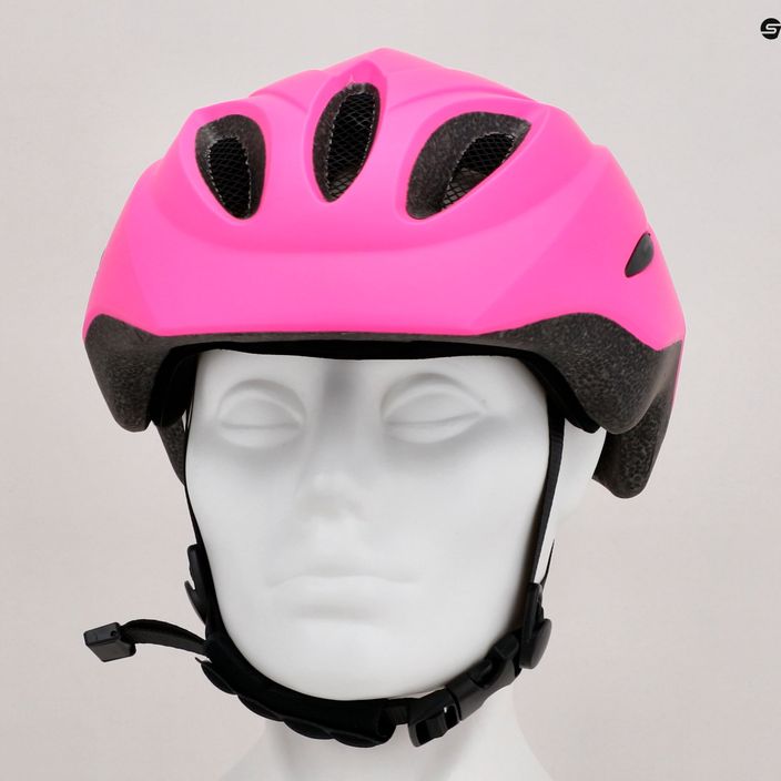 Παιδικό κράνος ποδηλάτου Rogelli Start ροζ/μαύρο 9
