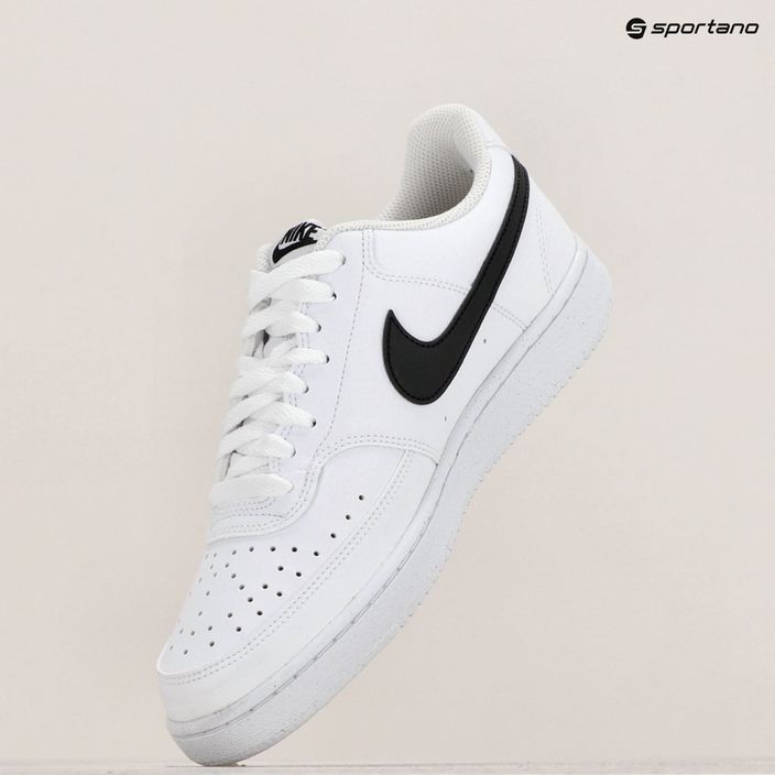 Nike Court Vision Low Next Nature ανδρικά παπούτσια λευκό/μαύρο/λευκό 9