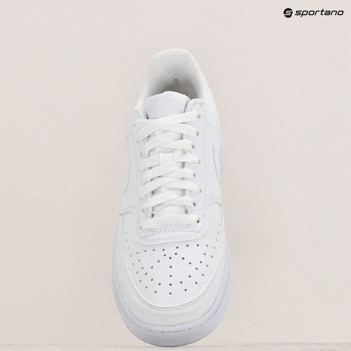 Ανδρικά παπούτσια Nike Court Vision Low Next Nature λευκό/λευκό/λευκό 9