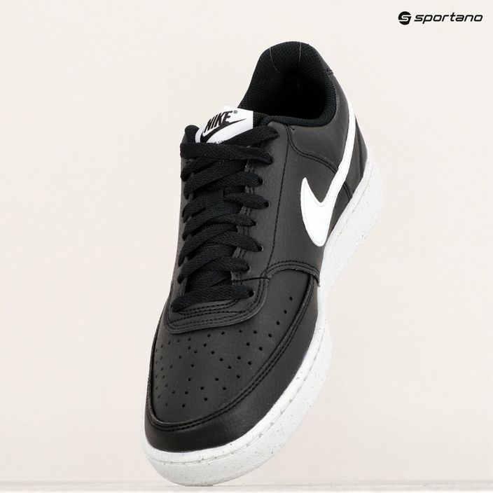 Ανδρικά παπούτσια Nike Court Vision Low Next Nature μαύρο/λευκό/μαύρο 9