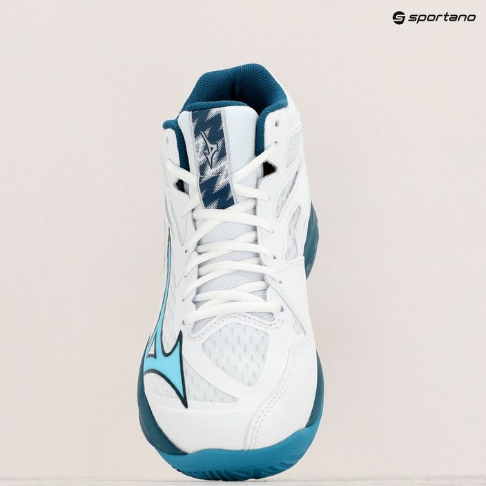 Ανδρικά παπούτσια βόλεϊ Mizuno Thunder Blade Z Mid λευκό/μπλε/ασημί 15