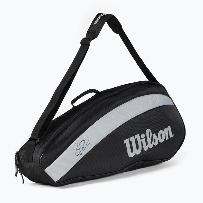 Wilson RF Team 3 Pack τσάντα τένις μαύρο και λευκό WR8005801
