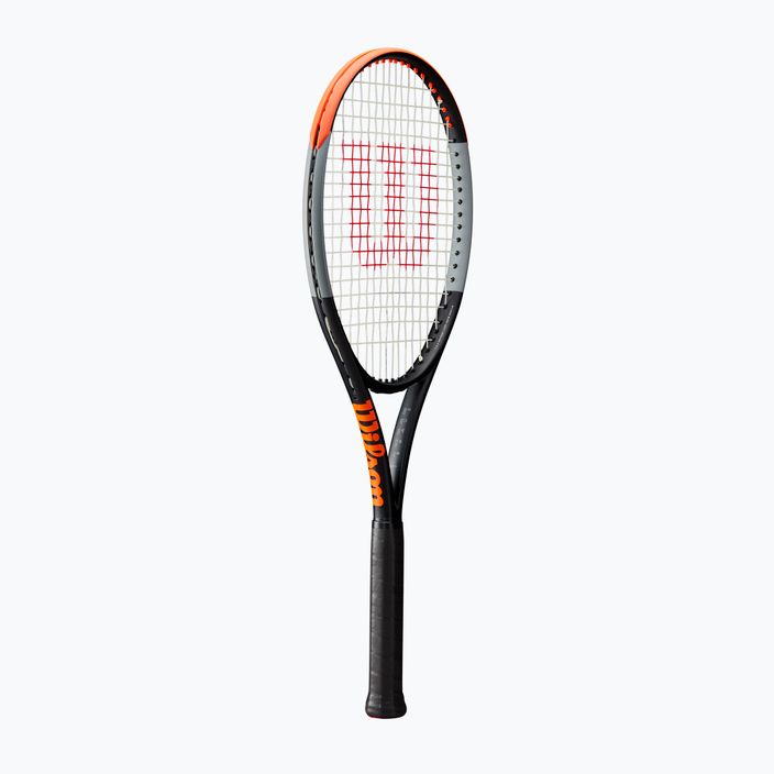 Wilson Burn 100 V4.0 ρακέτα τένις μαύρο και πορτοκαλί WR044710U 8