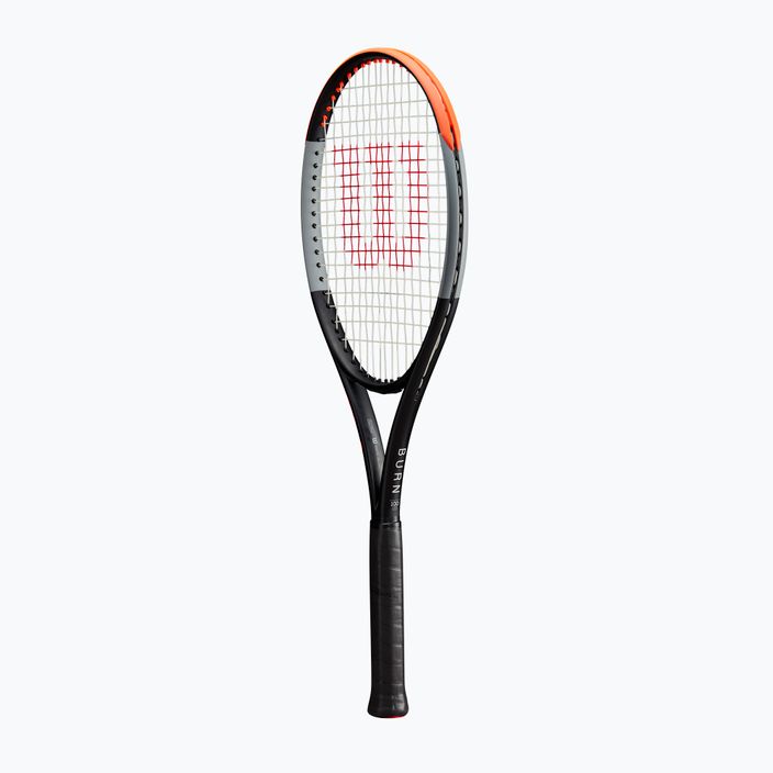 Wilson Burn 100 V4.0 ρακέτα τένις μαύρο και πορτοκαλί WR044710U 9