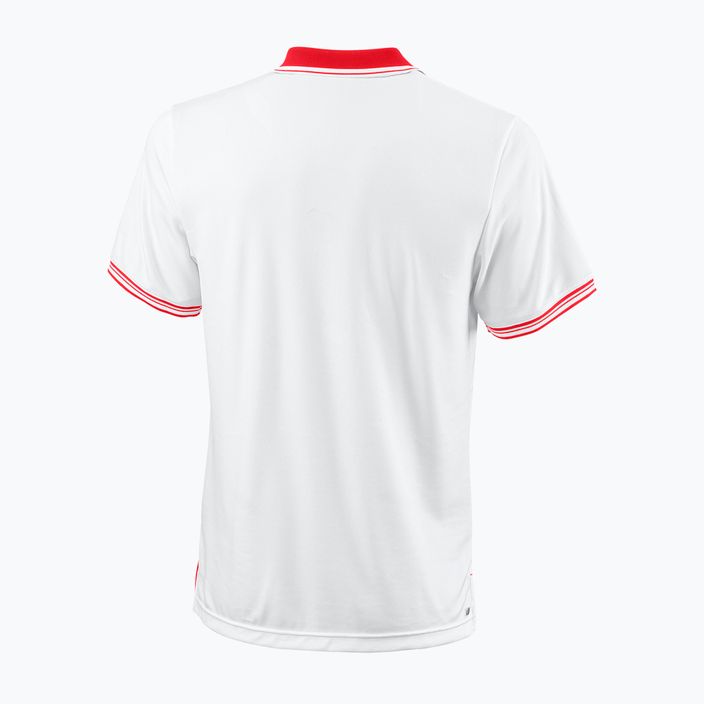 Ανδρικό πουκάμισο τένις Wilson Team II Polo κόκκινο WRA794202 2