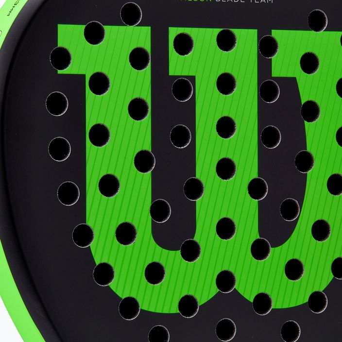 Wilson Blade Team V2 Padel ρακέτα μαύρο-πράσινο WR067411U2 10