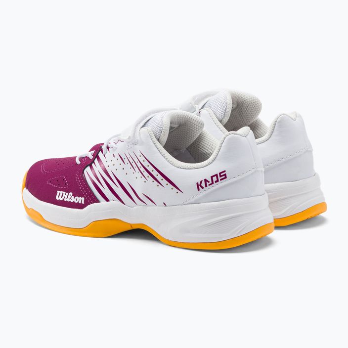 Wilson Kaos K 2.0 παιδικά παπούτσια τένις λευκό και ροζ WRS329190 3