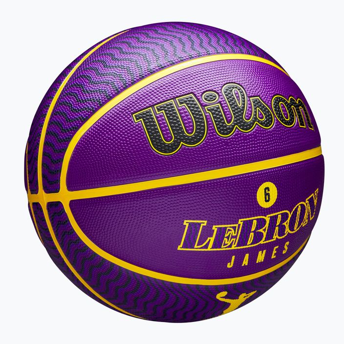 Wilson NBA Player Icon Outdoor Lebron μπάσκετ WZ4005901XB7 μέγεθος 7 2