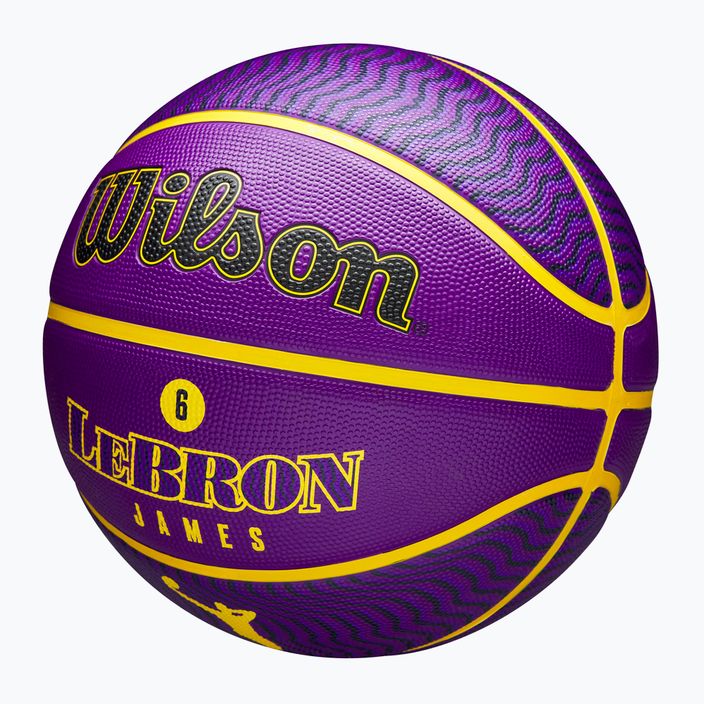Wilson NBA Player Icon Outdoor Lebron μπάσκετ WZ4005901XB7 μέγεθος 7 3