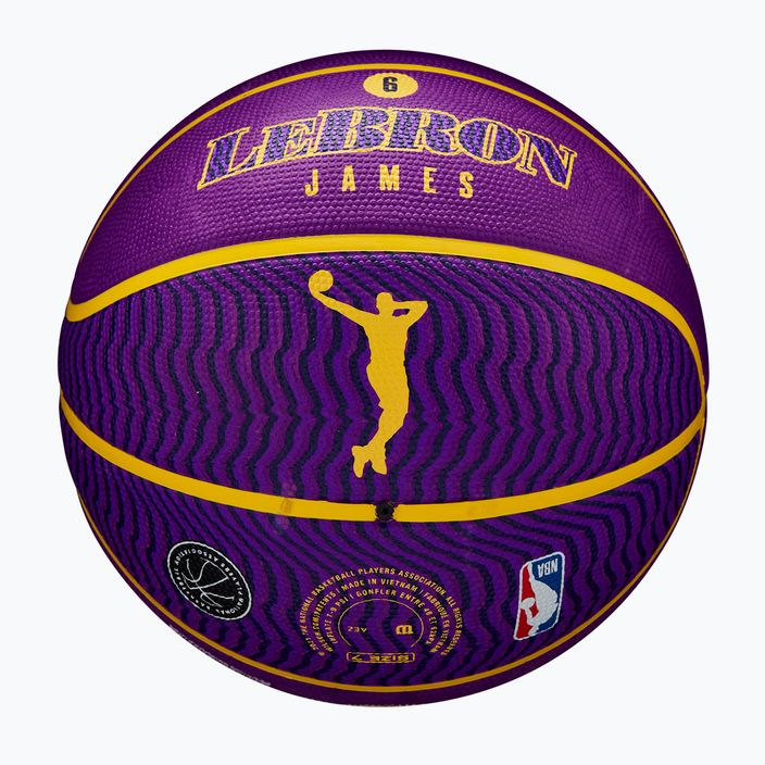 Wilson NBA Player Icon Outdoor Lebron μπάσκετ WZ4005901XB7 μέγεθος 7 8