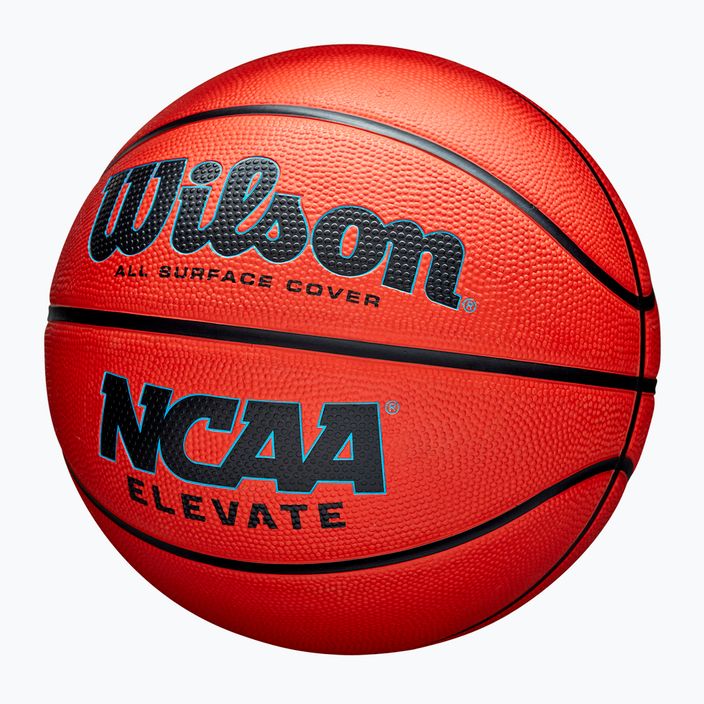 Wilson NCAA Elevate πορτοκαλί/μαύρο μπάσκετ μέγεθος 6 3