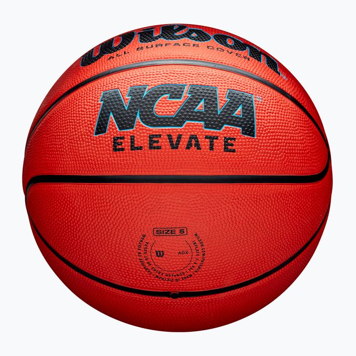 Wilson NCAA Elevate πορτοκαλί/μαύρο μπάσκετ μέγεθος 6 5