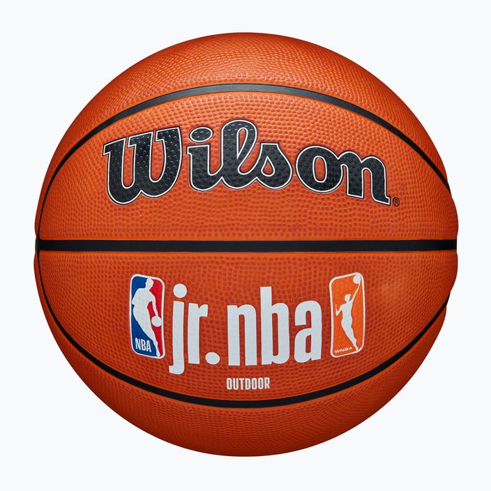 Wilson NBA JR Fam Logo Authentic Outdoor καφέ μπάσκετ μέγεθος 6