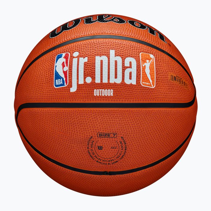 Wilson NBA JR Fam Logo Authentic Outdoor καφέ μπάσκετ μέγεθος 6 5