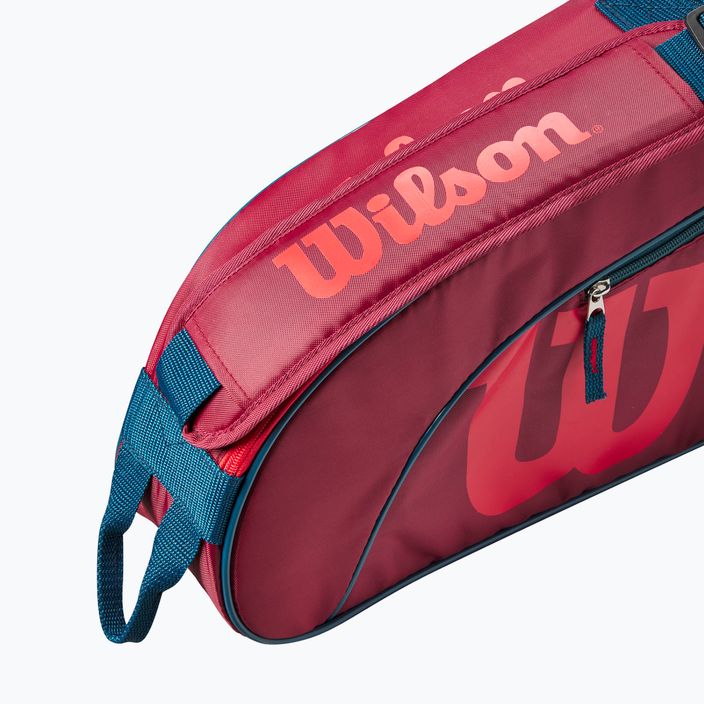 Wilson Junior 3 Pack παιδική τσάντα τένις κόκκινη WR8023903001 3