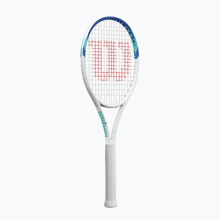 Wilson Six Two ρακέτα τένις λευκή και μπλε WR125110 7