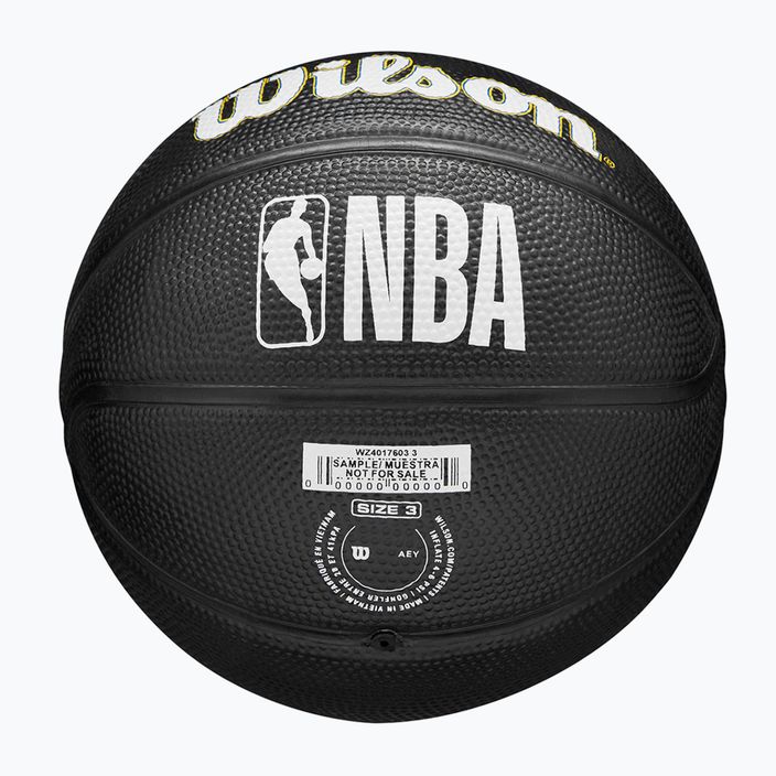 Wilson NBA Tribute Mini Golden State Warriors μπάσκετ WZ4017608XB3 μέγεθος 3 7