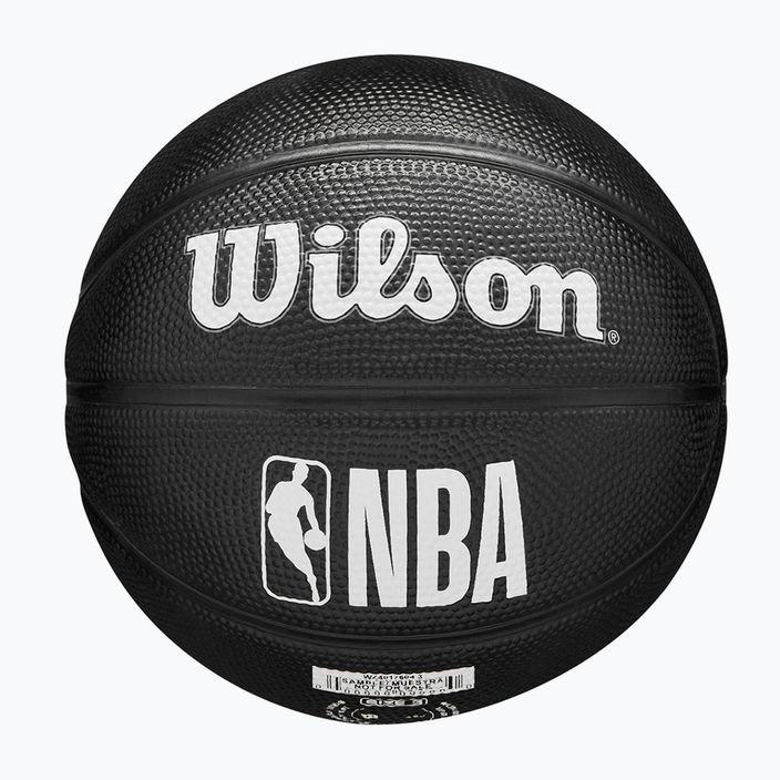 Wilson NBA Team Tribute Mini Brooklyn Nets μπάσκετ WZ4017604XB3 μέγεθος 3 6