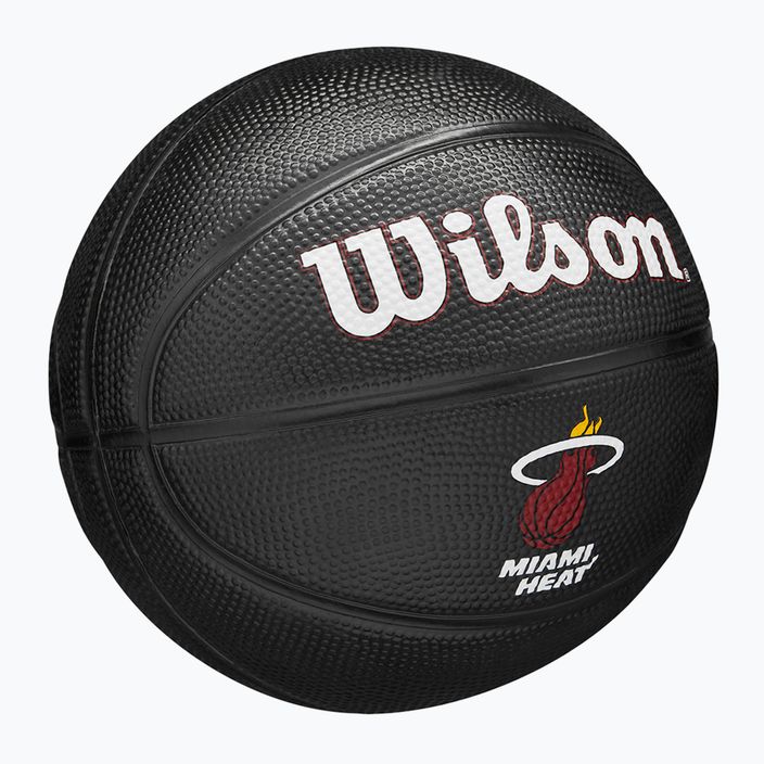 Wilson NBA Tribute Mini Miami Heat μπάσκετ WZ4017607XB3 μέγεθος 3 2