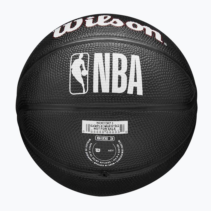 Wilson NBA Tribute Mini Miami Heat μπάσκετ WZ4017607XB3 μέγεθος 3 7