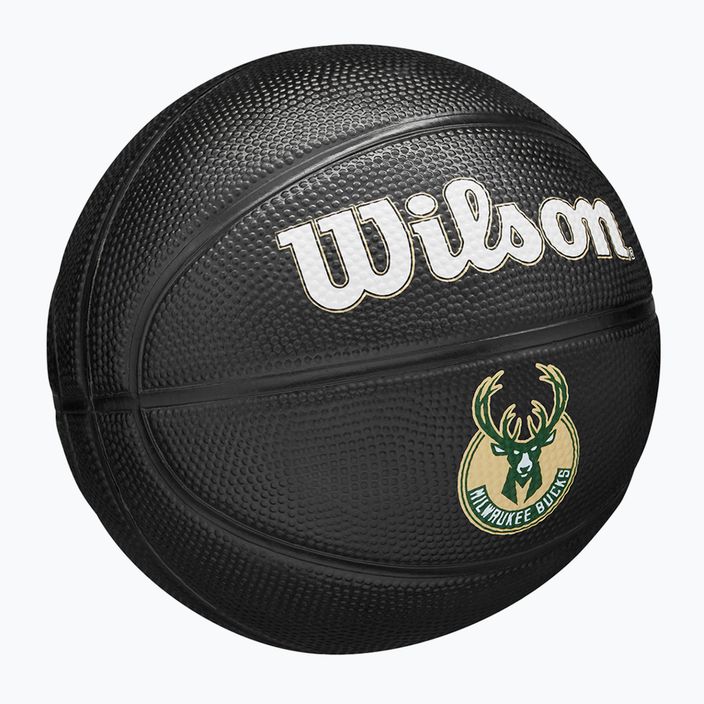 Wilson NBA Team Tribute Mini Milwaukee Bucks μπάσκετ WZ4017606XB3 μέγεθος 3 2