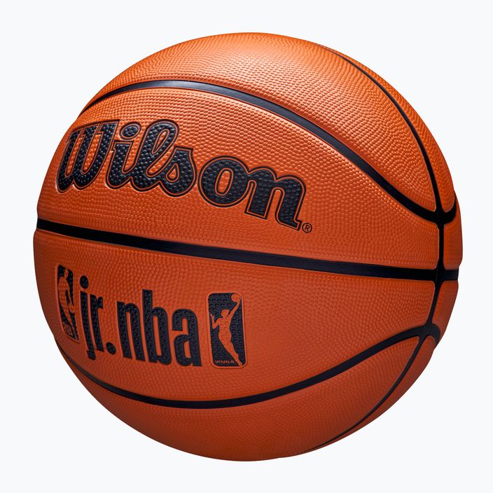 Wilson NBA μπάσκετ JR Drv Fam Logo καφέ μέγεθος 7 3