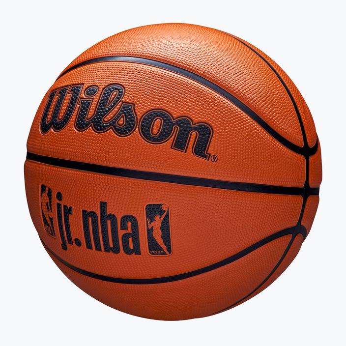 Παιδικό μπάσκετ Wilson NBA JR Drv Fam Logo καφέ μέγεθος 4 3