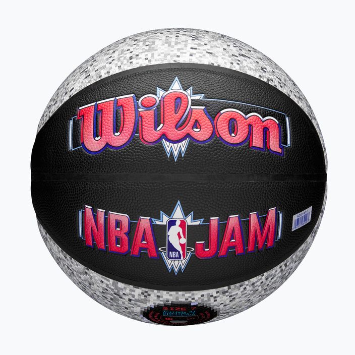 Wilson NBA Jam Indoor Outdoor μπάσκετ μαύρο/γκρι μέγεθος 7