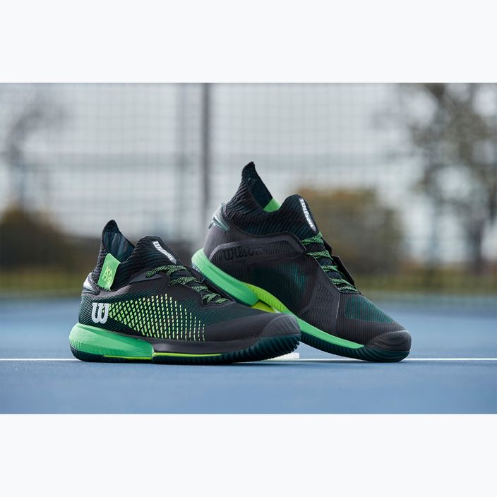 Ανδρικά παπούτσια τένις Wilson Kaos Rapide STF μαύρο/πράσινο 7
