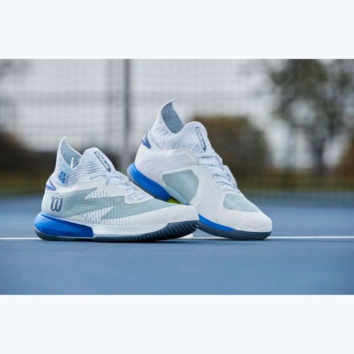 Ανδρικά παπούτσια τένις Wilson Kaos Rapide STF Clay λευκό/μπλε αστέρι/μπλε Κίνα 7