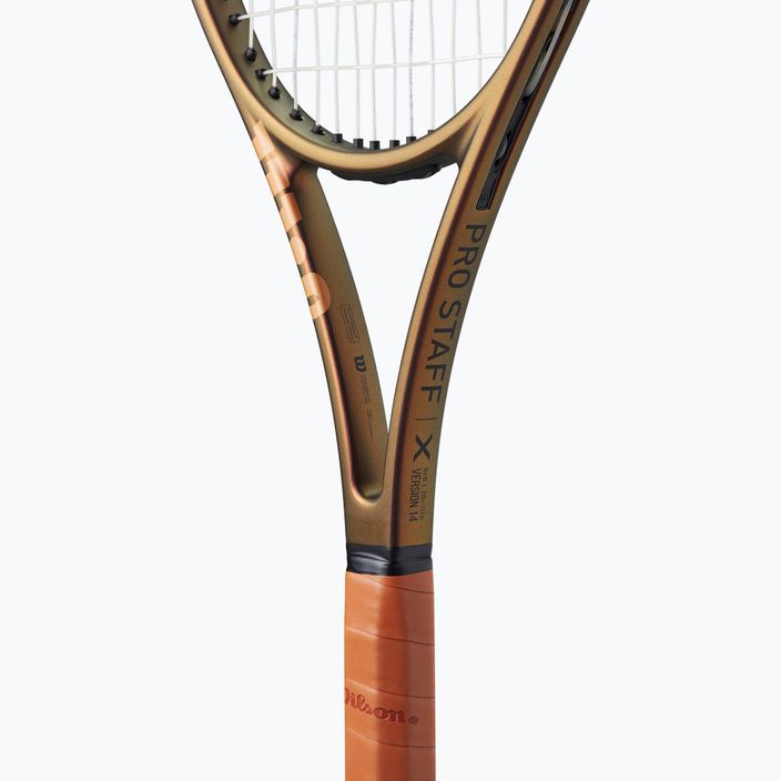 Wilson Pro Staff X V14 χρυσή ρακέτα τένις WR125811 9
