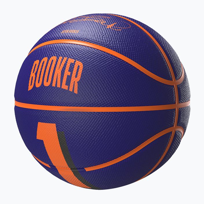 Παιδικό μπάσκετ Wilson NBA Player Icon Mini Booker navy μέγεθος 3 3