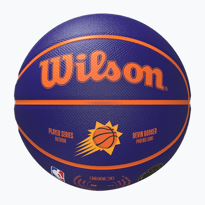 Παιδικό μπάσκετ Wilson NBA Player Icon Mini Booker navy μέγεθος 3 5