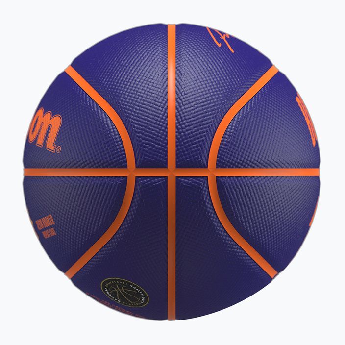 Παιδικό μπάσκετ Wilson NBA Player Icon Mini Booker navy μέγεθος 3 6