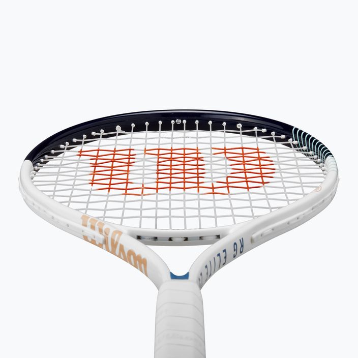 Wilson Roland Garros Elite 25 λευκή/μαύρη παιδική ρακέτα τένις 4