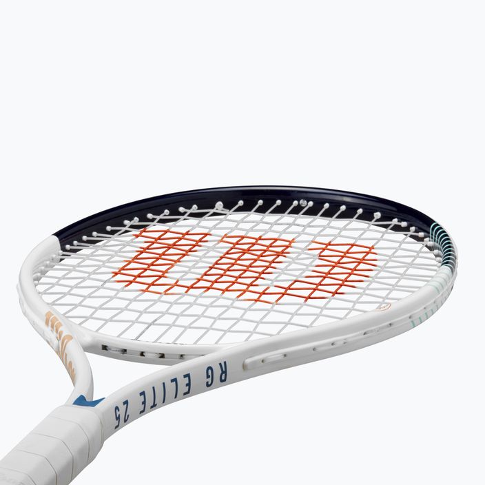Wilson Roland Garros Elite 25 λευκή/μαύρη παιδική ρακέτα τένις 5