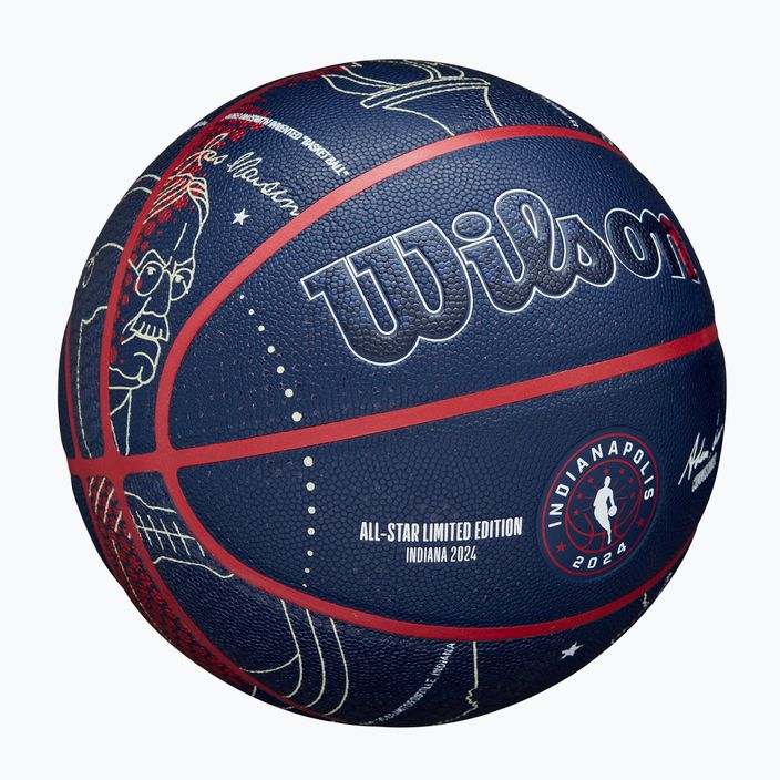 Wilson 2024 NBA All Star Collector μπάσκετ + κουτί καφέ μέγεθος 7 2