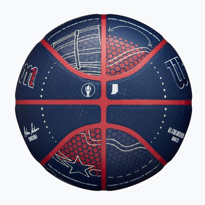 Wilson 2024 NBA All Star Collector μπάσκετ + κουτί καφέ μέγεθος 7 6