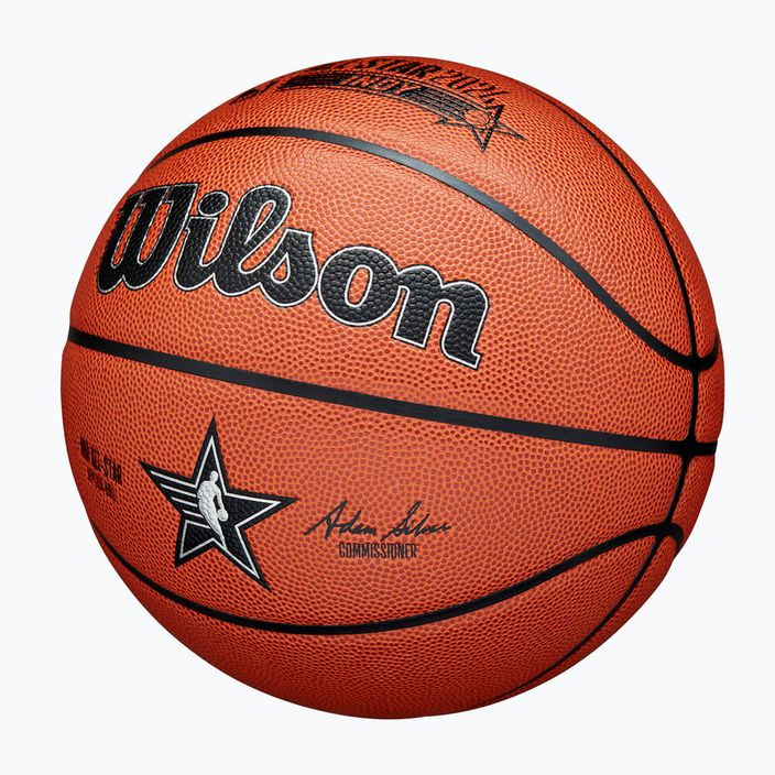 Wilson 2024 NBA All Star Replica μπάσκετ + κουτί καφέ μέγεθος 7 3