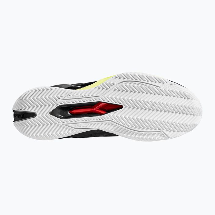 Ανδρικά παπούτσια τένις Wilson Rush Pro 4.0 Clay μαύρο/λευκό/κίτρινο ασφαλείας 13