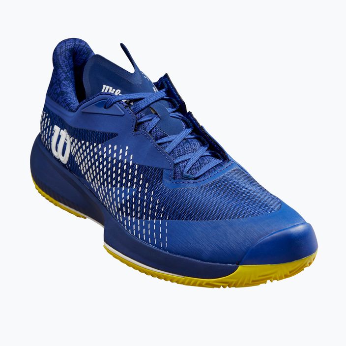 Ανδρικά παπούτσια τένις Wilson Kaos Swift 1.5 Clay μπλε / θειάφι άνοιξη / μπλε εκτύπωση 8