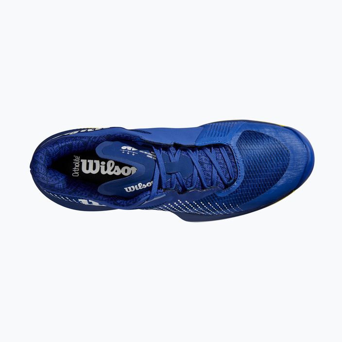 Ανδρικά παπούτσια τένις Wilson Kaos Swift 1.5 Clay μπλε / θειάφι άνοιξη / μπλε εκτύπωση 11