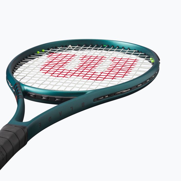 Wilson Blade 101L V9 πράσινη ρακέτα τένις 9