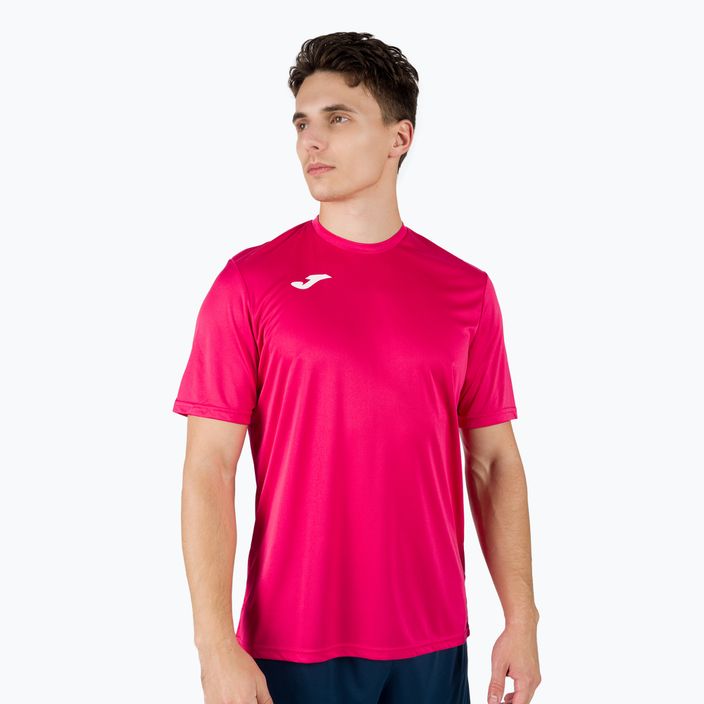 Joma Combi SS ποδοσφαιρική φανέλα ροζ 100052
