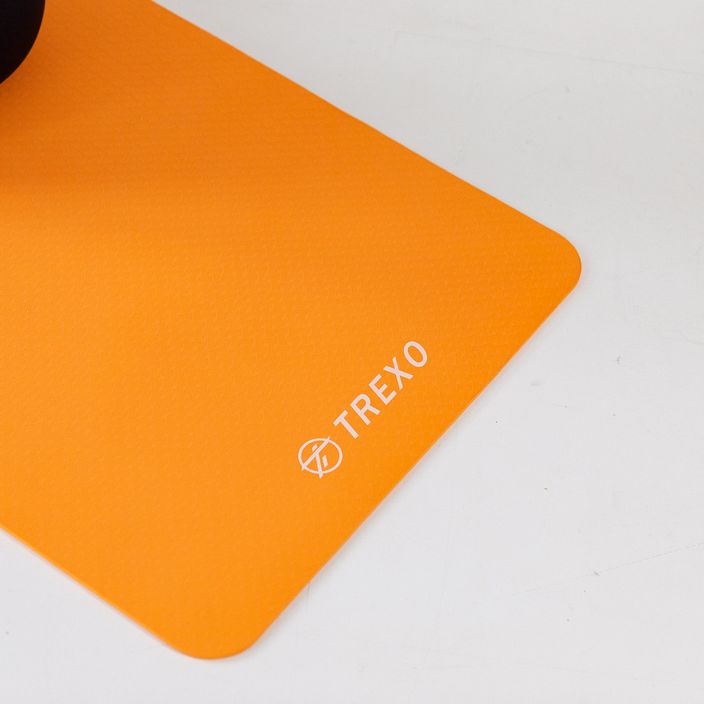 TREXO στρώμα γιόγκα TPE 6 mm πορτοκαλί YM-T01P 10